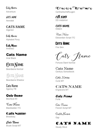 Cuddy Cat Ornament With Icons