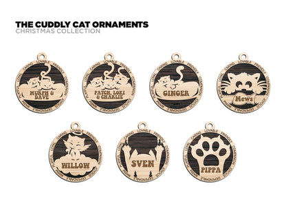 Cuddly Cat Ornament No Icons
